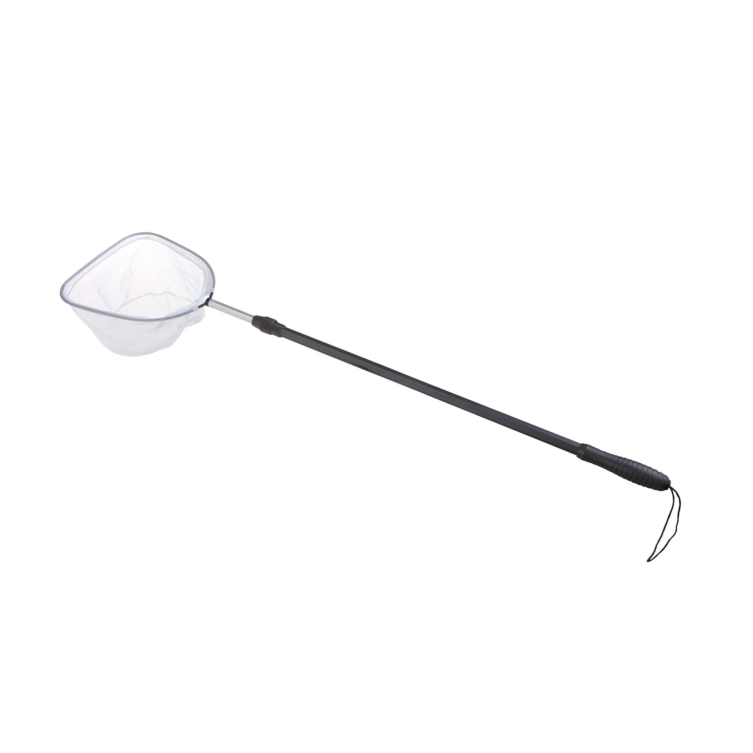 Velda Retino per laghetto, 25 x 25 cm, manico telescopico max. 1,8 m a maglia fine