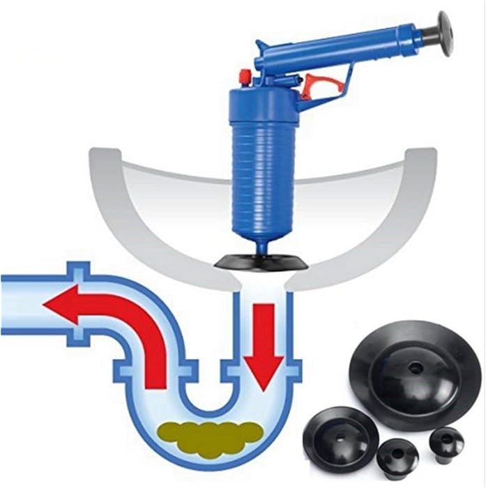 Buy Air Drain Blaster Gun Air Power Toilet Plunger Heavy Duty Sink Plunger,Pipe Blaster High