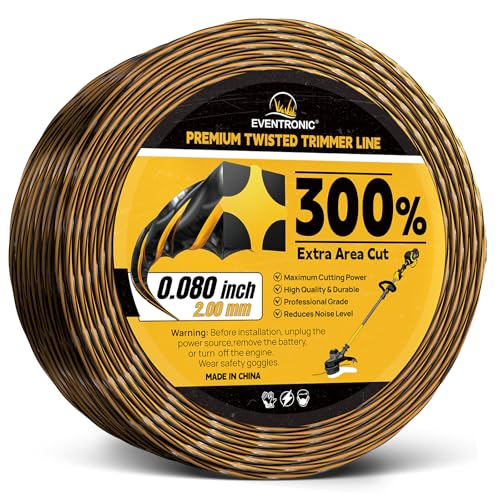 Professional (DWO1DT802) 0.080' Replacement String Trimmer Line for DeWalt, Aerodynamic Polymer Cord...