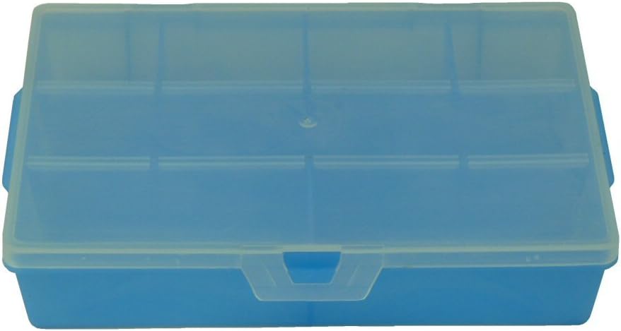 Romanoff Organizer Box, Small, Translucent Blue