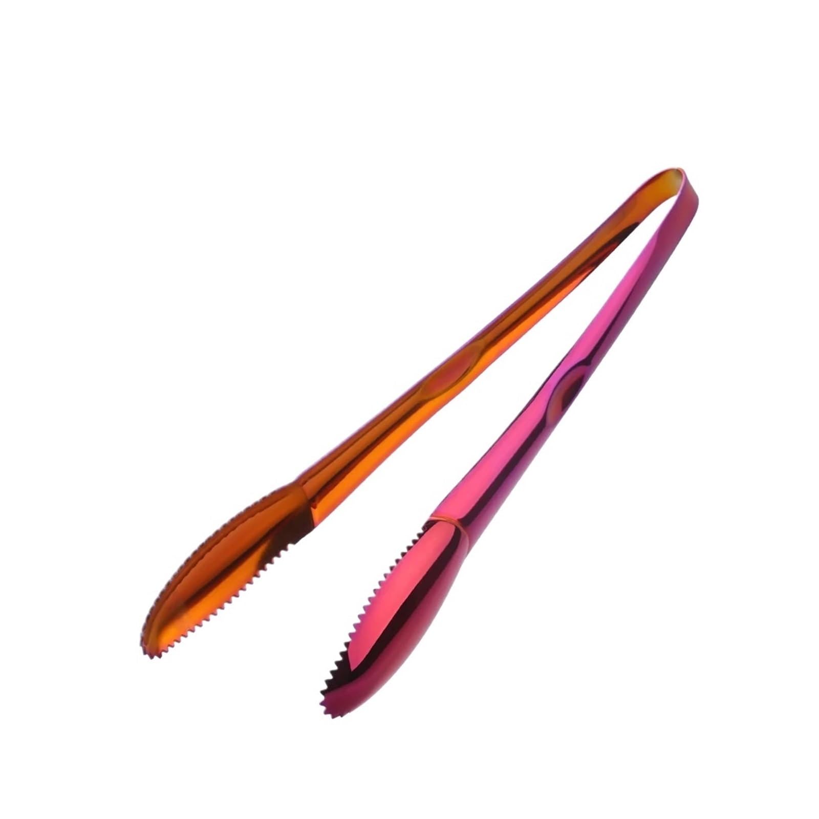 Pince à glaçons en Acier Inoxydable for Barbecue, Service de salades astucieux pour Conserver la Glace et Les Aliments(Red,2PCS)
