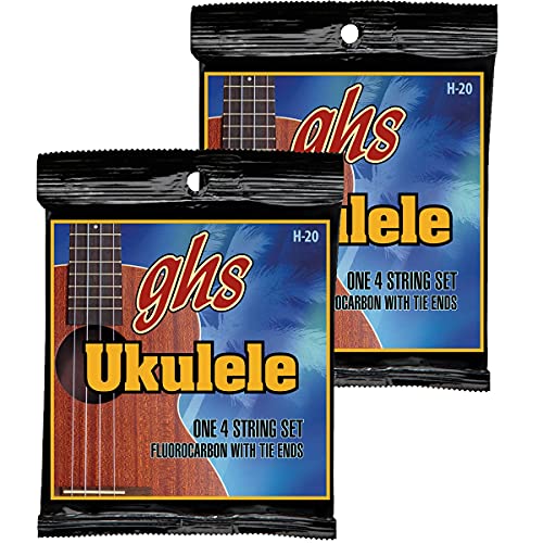 W[GC`GX tJ[{ EN Zbg Hawaiian Ukulele FluoroCarbon Strings GHS H-20 (2Zbg)