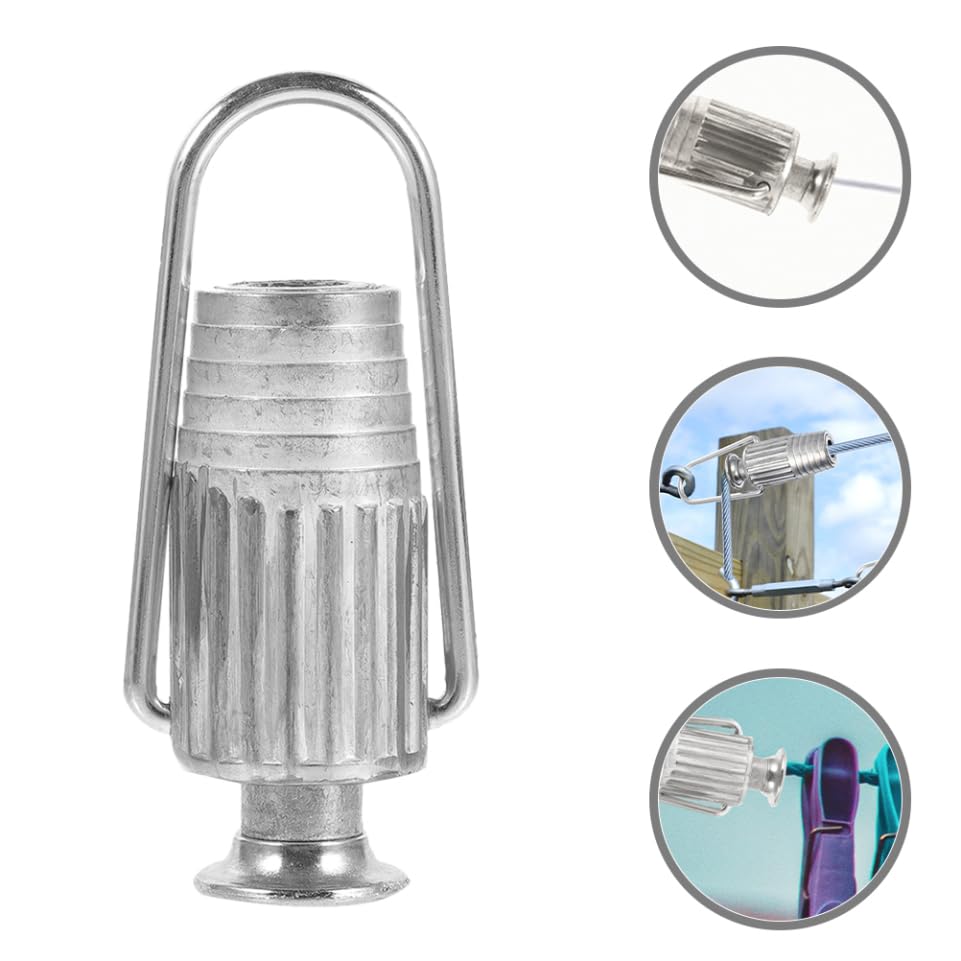 Reusable Clothesline Tightener Aluminum Cable Tensioner for Rope
