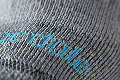 Bridgedale Meias femininas de peso médio plus ski – Meias de resistência merino, pedra/cinza, pequen