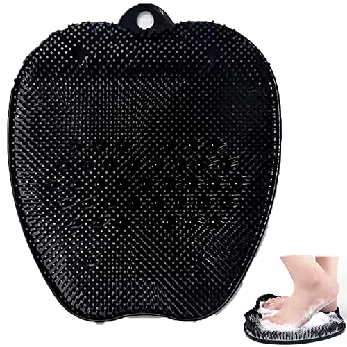 Laveur de Pieds de Douche, Foot Scrubber Douche, Épurateur de Pieds et de Dos de Douche,Coussin de Massage,Brosse Pieds Douche avec Antidérapant Ventouses pour Nettoyer et Masser Les Pieds