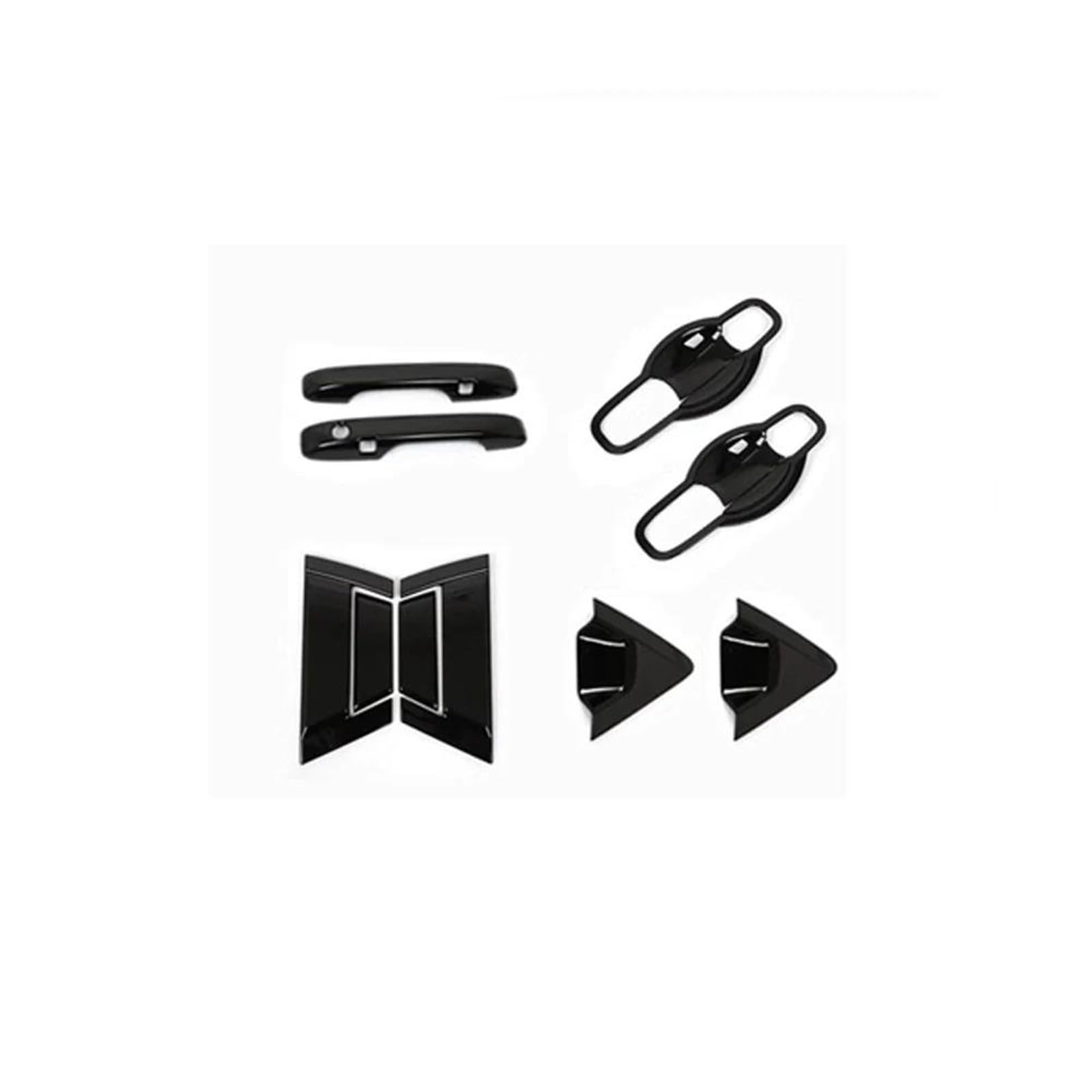 KJHOPY Car Accessories Door Handle Cover Pad Sticker Trim for HR-V HRV RV for Vezel 2022~2025 2023 2024(Style 7)