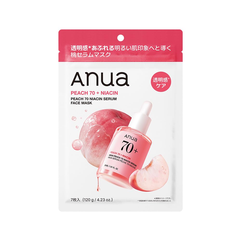 ANUA桃70ナイアシンマスク 水光肌デイリーケア