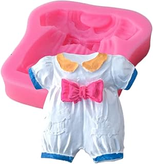 Chiyyak Słodka odzież dziecięca kokardka forma silikonowa fondant forma do czekolady forma do pieczenia ciast słodyczy galaretka dekoracja ciast