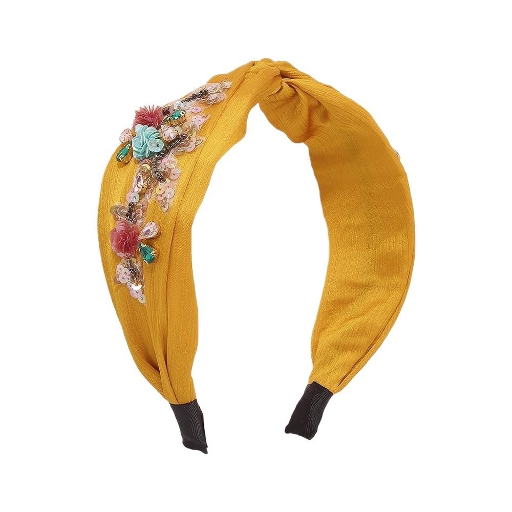 JFDBGU Diadema de Tela Diadema Vintage Floral(3-Pack)