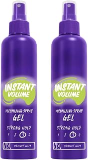 Instant Volume Volumizing Spray Gel for Wavy Hair, and Straight Hair, Unisex 5.7 fl oz (2 pack)