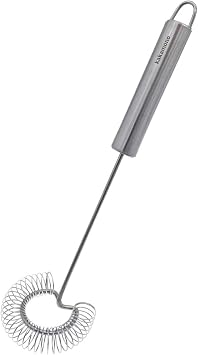 Egg Beater Stainless Surround helixSpring Coil Whisk, Egg Frother, Milk and Egg Beater Blender - Kitchen Utensils for Blending,Whisking,Beating,Magic Hand Held Sauce Stirrer Frother  small