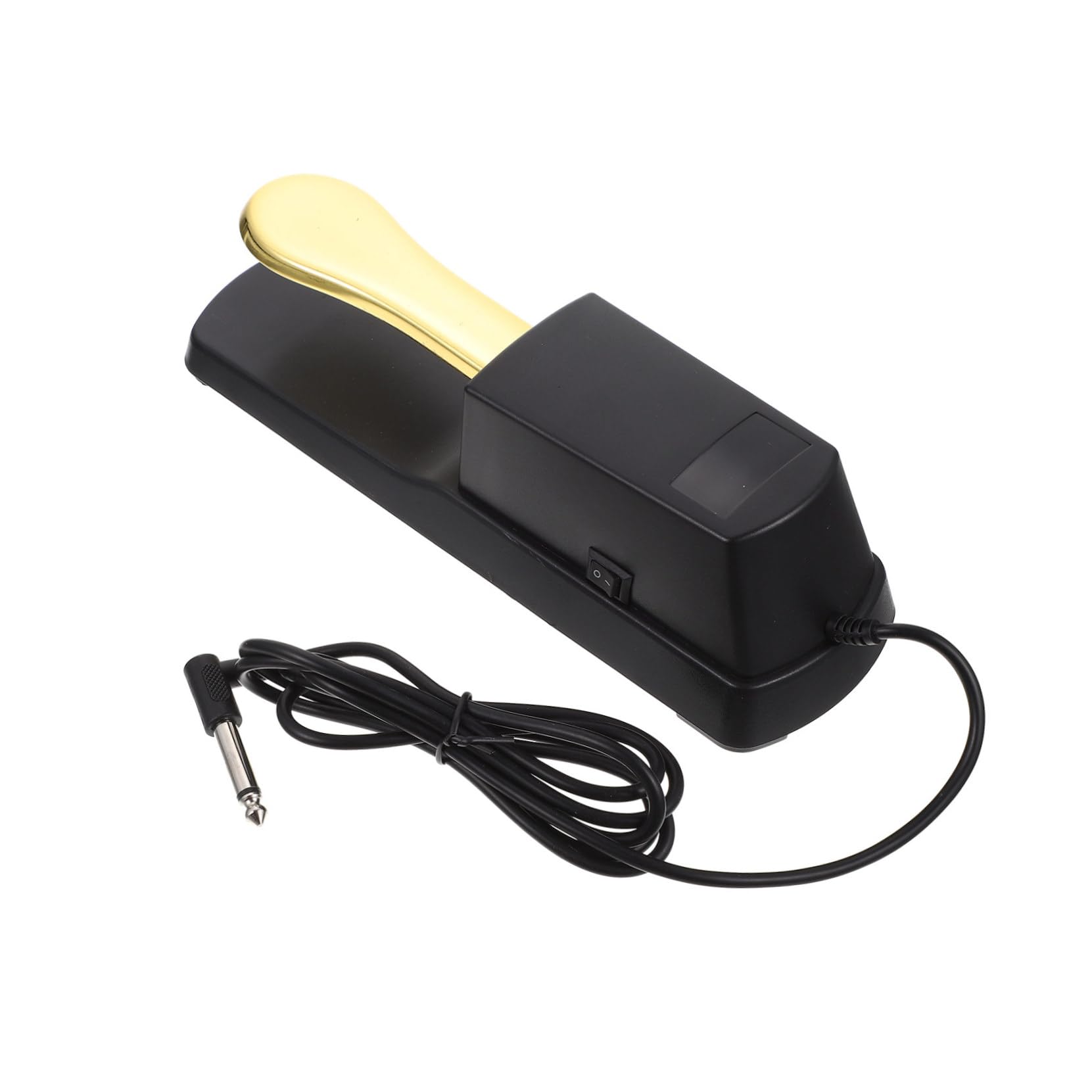 Pedale Sustain per Tastiera Elettronica Midi Pianoforte Digitale Abs Acciaio Oro Professionisti Musicisti Non Slip