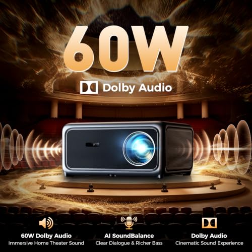 GOODEE 4K Smart Projector with AI ToF Auto Focus WiFi 6 and Bluetooth - image 3
