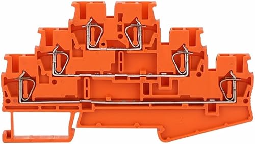 ST 2.5-3L 50Pcs 3 Level Spring-cage Electrical Connectors Triple Layer Wiring Re