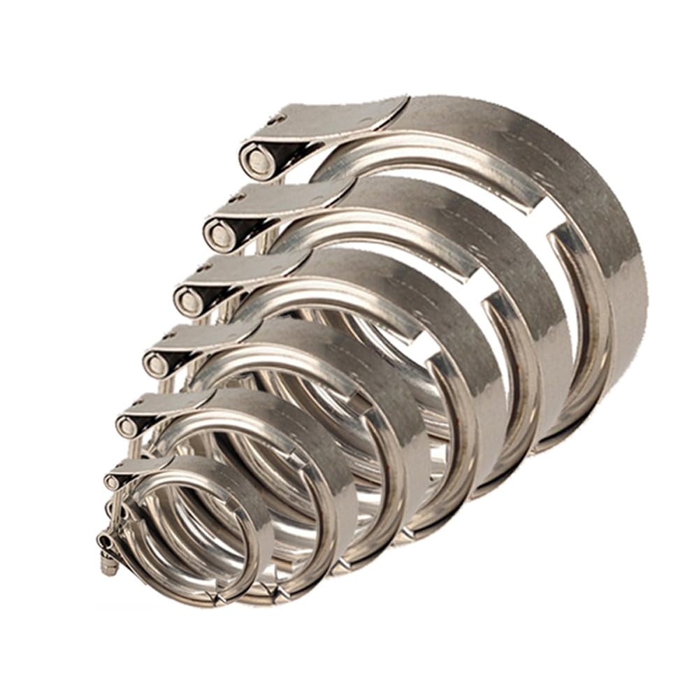 Zacisk w kształcie litery V | Zacisk w kształcie litery V, SS304 Zacisk w kształcie litery V, temperatura wydechu SS304 1,5-6,0 cala (4,0 cala)(1.75inch)