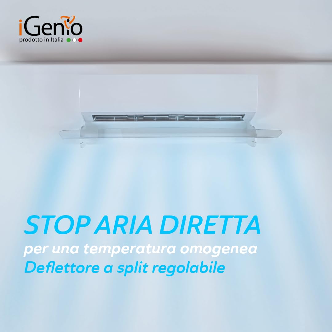 Deflettore per condizionatore a split regolabile, art.909 - iGenio