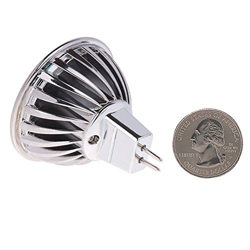 Hero-Led Mr16-Dim-24T-Ww Dimmable Mr16 Gu5.3 12V Led Halogen Replacement Bulb, 120 Degree Wide Beam Floodlight, 4.8W, 50W Equivalent, Warm White 3000K, 5-Pack #TOP2