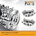 PAROD 18B5405 18B5404 Front Brake Caliper Fit for Ford F-150 2012-2016, Ford Lobo 2011-2013 6.2L V8, Passenger & Drive Side w/Bracket