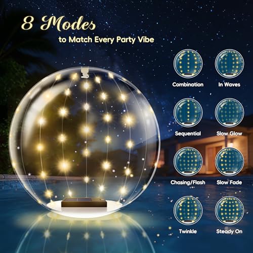 Solar Floating Pool Lights - image 2