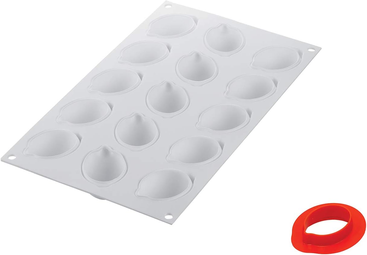 松永製作所 シリコン 加工 黄金 レモンケーキ 型 天板 8個付 レモン