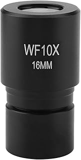 WF 10x Microscope Eyepiece Eyepiece 10x, Microscope Reticle 23mm WF 10x Accessories for Microscope Biological Microscope Lens Adapter for Microscope View 16mm Reticle Scale 0.1