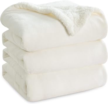 31% off: Bedsure GentleSoft Sherpa Fleece Blankets King Size for Bed, Non-Heated, Thick and Warm Throw for …