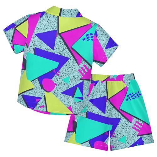 Image of Boccsty Ice Cream Drip Boy Summer Shorts Sets Hawaiian Toddler Boys T-Shirt & Pants 2 Pcs 3T-10T