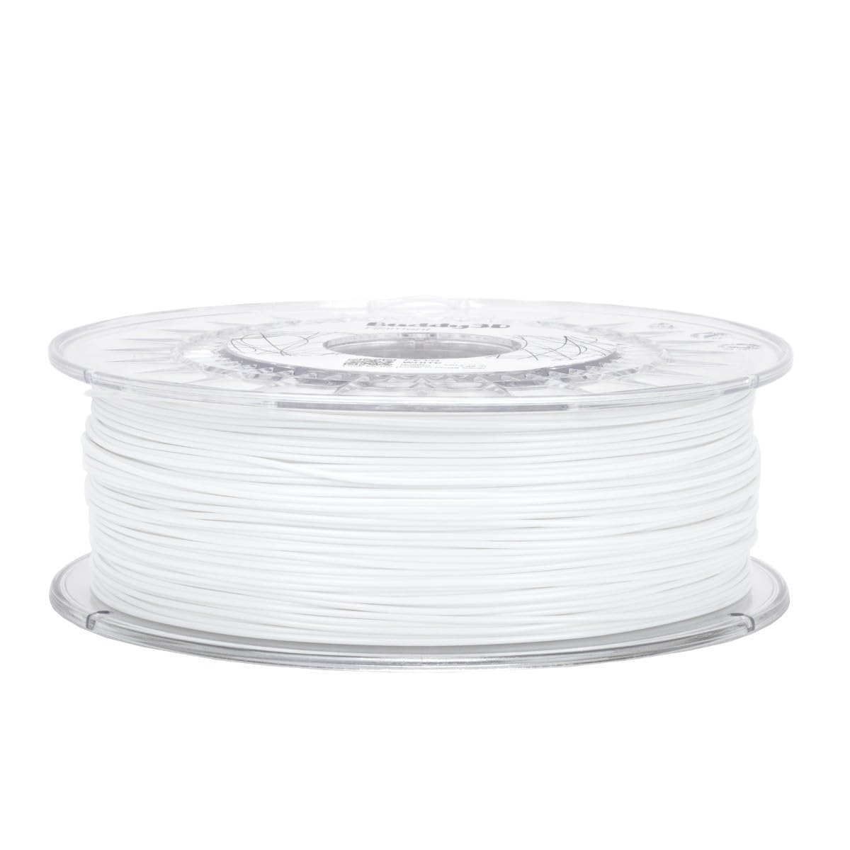 Buddy3D PETG White 3D Printer Filament - 1kg (2.2 lbs) Spool - Low Stringing - Strong Layer Bond - Compatible with Most FDM 3D Printers