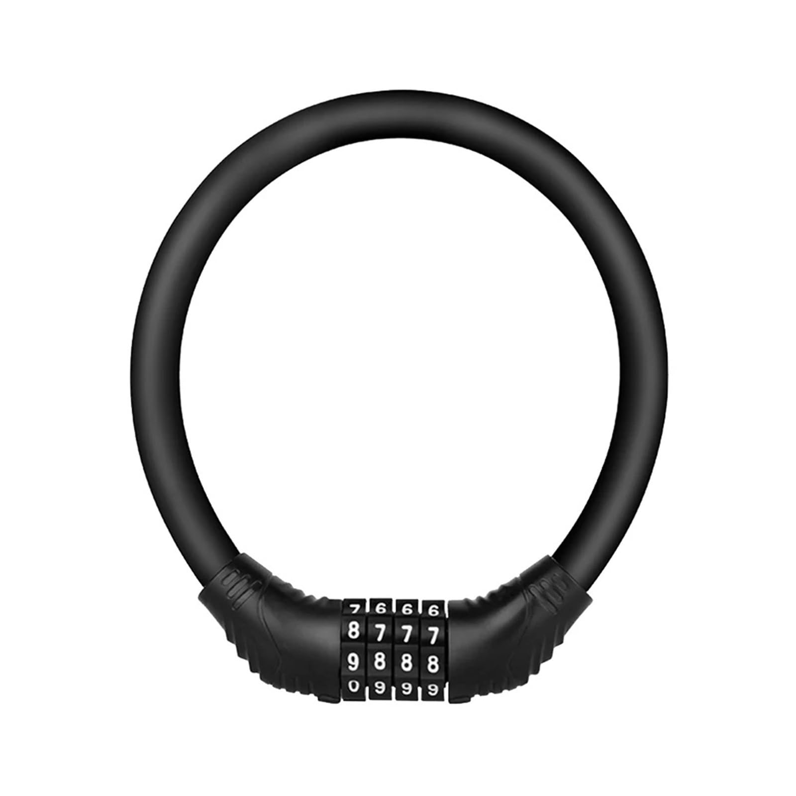 Motorcycle Handlebar Lock Cable Locks Mountain Road Anti Theft 4 Digit Password Lock Scratch-Resistant Padlock Motorbike Lock Security