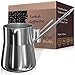Turkish Coffee Pot, Warmer milk, Ibrik Cezve Arabic Briki Coffee Pot, Stainless Steel, 15 Ounce, Espresso Coffee Decanter