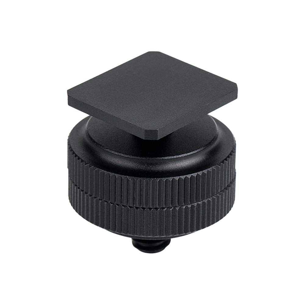 JJC Adaptateur griffe pour appareil photo pour vis mâle/femelle 1/4"-20, appareil à visser léger, micro flash trépied pour SmallRig Magic Arm 1498 1497