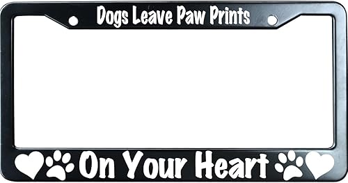 Miniatura 3 de URCustomPro Sorry Im Late My Cat was Sitting On Me - Marco de matrícula negro mate, marco de acero inoxidable resistente con 2 agujeros y tornillos