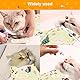 Gosknor Selbstklebende Katzen-Pflege-Wickel, 55x55cm Kratzfest Wickel-Decke für Nagelpflege Ausbruchsicher Beruhigende Katzen-Rückhaltehilfe für Schneiden Haustier-Pflege-Zubehör (Groß)