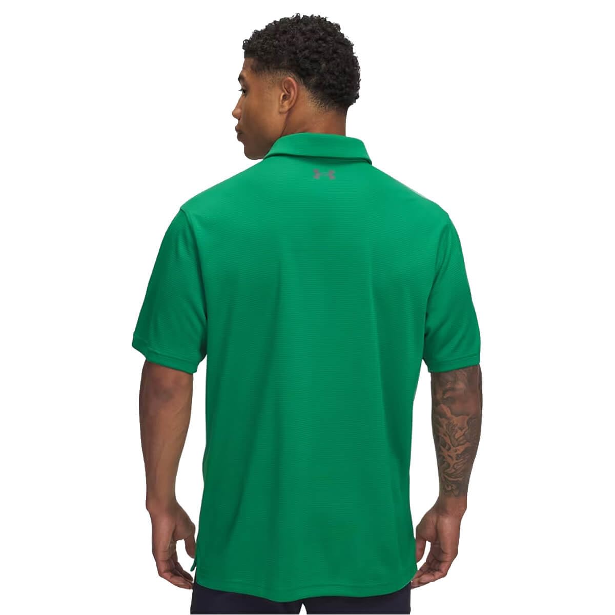 Under Armour Tech Golf Polo tecnológico, (305) Team Kelly Green/Gris Pitch, Small para Hombre