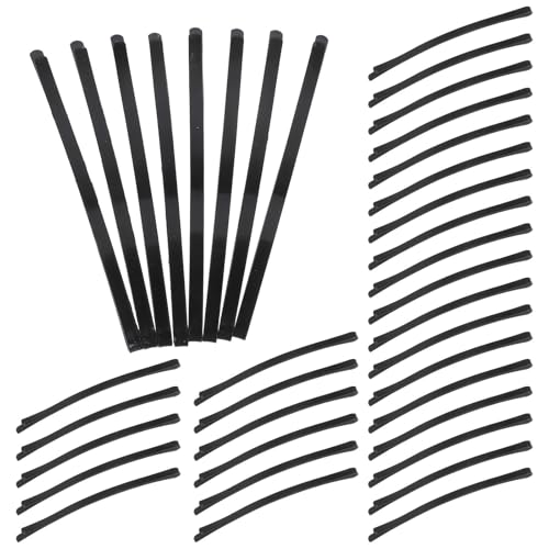 Horquillas negras para cabello largo perfectas en el uso diario de la mujer