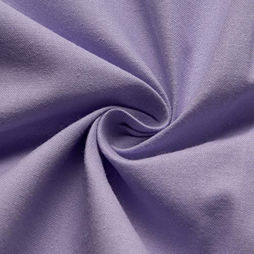 KIYOHARA シーチング 生地 約89cm×1mカット Col.587 パープル系 #6200C-1