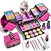 Kids Makeup Kit for Girl, 52 Pcs Pretend Makeup for Toddlers Kids, Washable Non Toxic Make Up for Girls, Pretend Play Toy Makeup Set Birthday for Little Girls Age 3 4 5 6 7 8 Years Old
