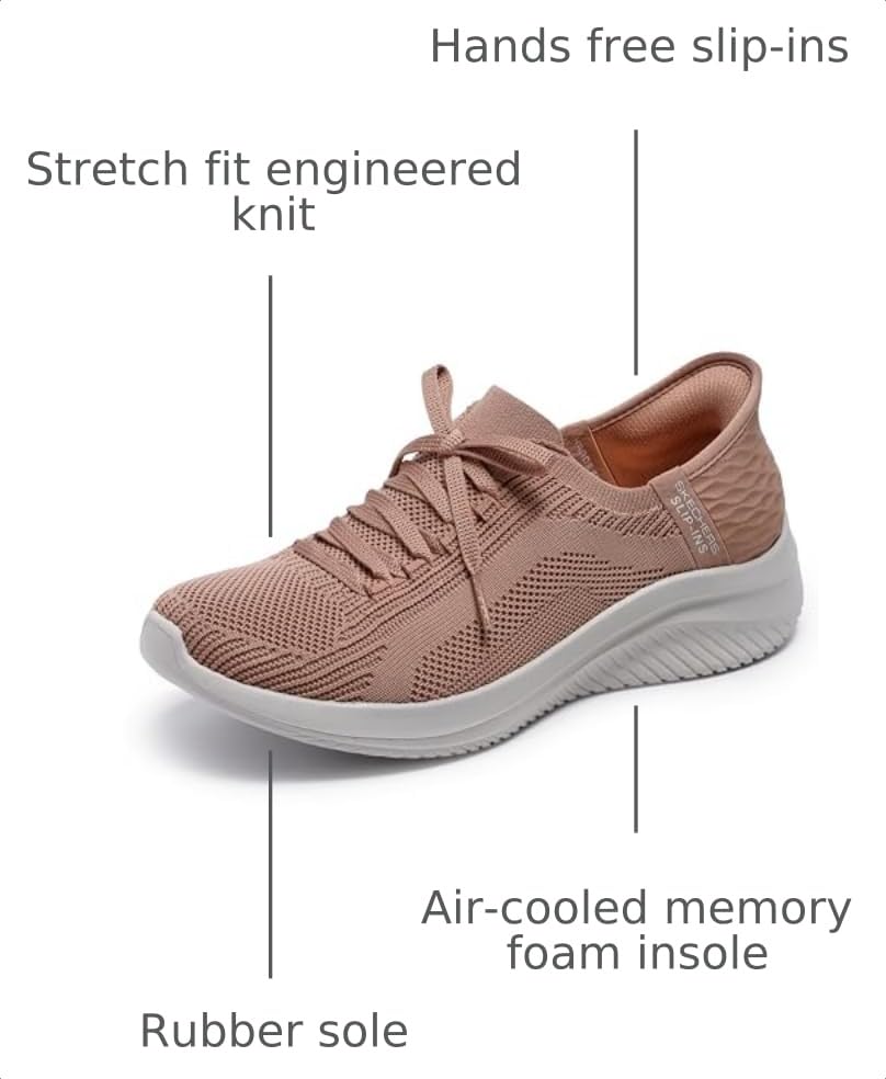 Image of Skechers Women's Hands Free Slip-in Ultra Flex 3.0 - Brilliant Path Sneakers
