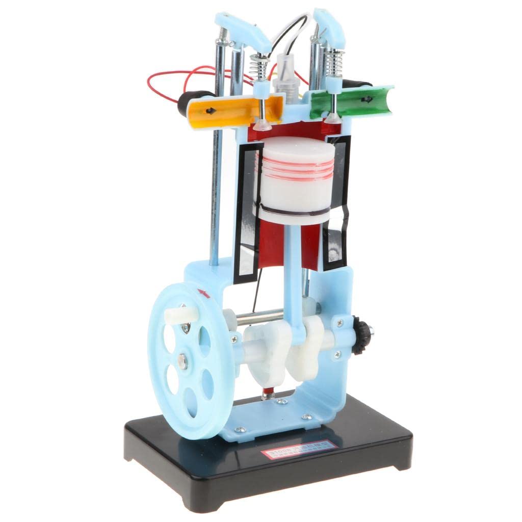 harayaa Modelo de Motor de Combustión de de Metal, Material Didáctico de Educación Física para Niños.