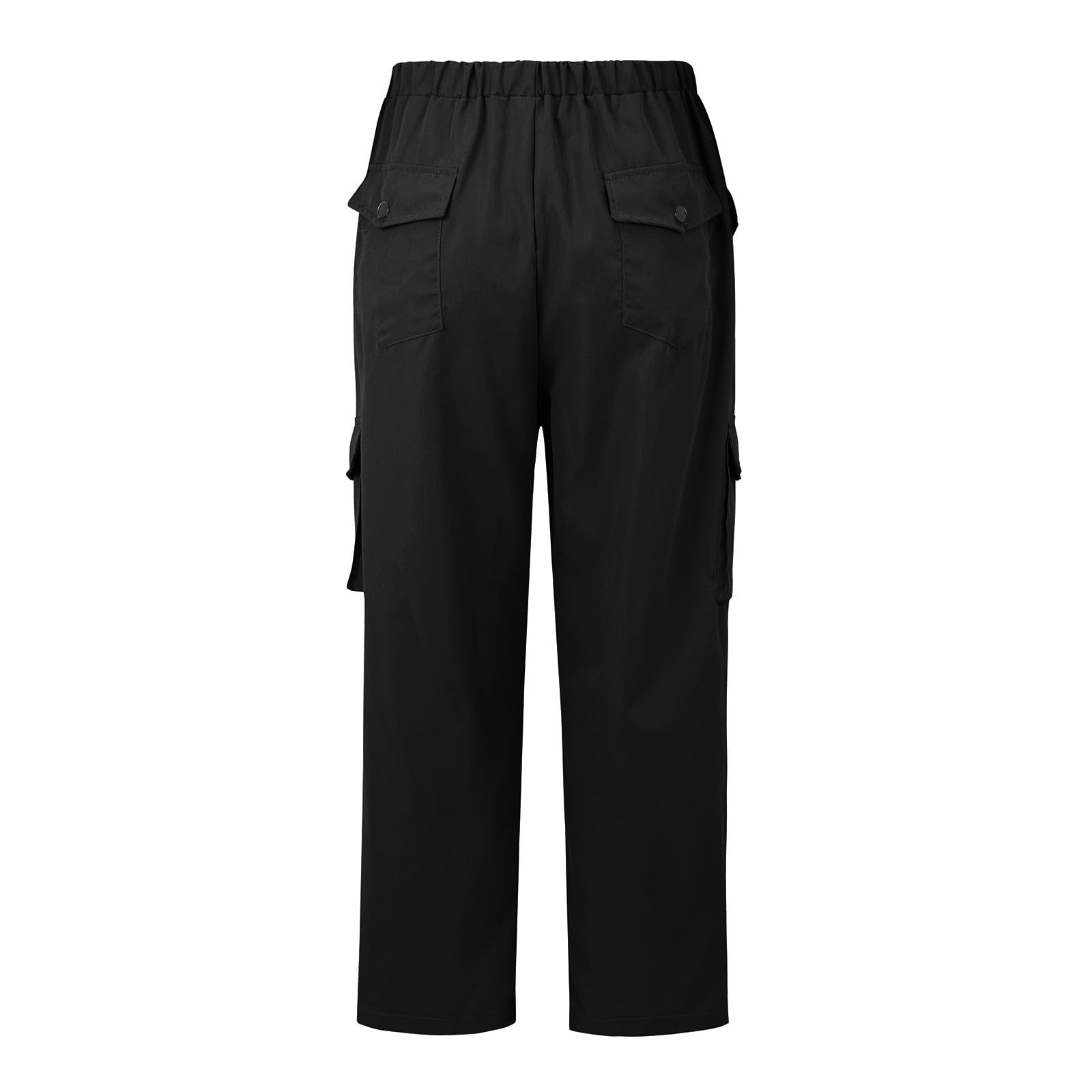Pantaloni cargo da donna in mussola, traspiranti, estivi, con tasche | Pantaloni estivi in cotone, leggeri e ad asciugatura rapida, in tinta unita, per il tempo libero, casual, da trekking