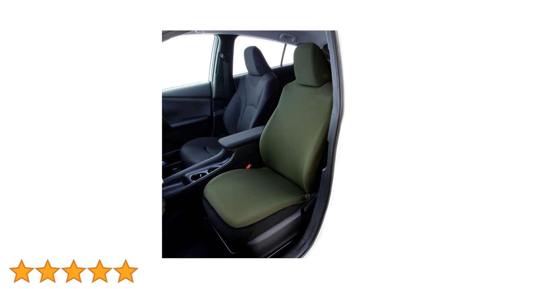 Amazon | シートカバー ストレッチ撥水 1枚入り 3color (オリーブ