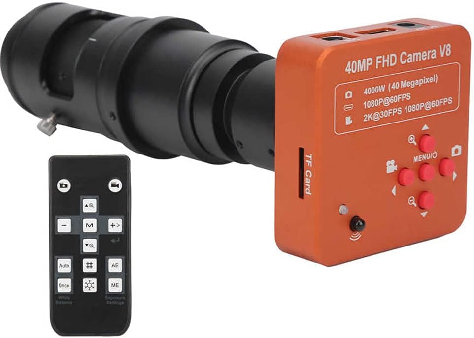 /G Remote Control Microscope Camera HDMI Microscope 40MP CMOS Sensor Industrial Microscope Camera