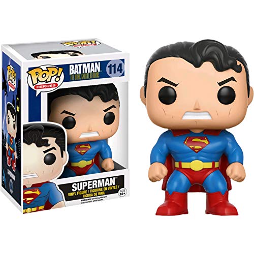 Superman (Px Exclusive): Batman - The Dark Knight Returns X Funko Pop! Heroes Vinyl Figure &Amp; 1 Pop! Compatible Pet Plastic Graphical Protector Bundle [#114 / 09642 - B]