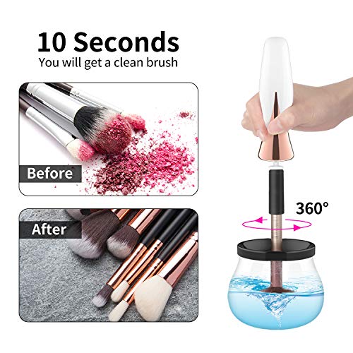 image for Senbowe Upgraded USB Makeup Brush Cleaner and Dryer Machine, Electric 