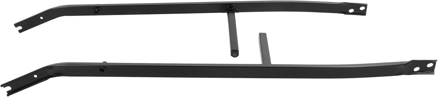 Frame Brace Bar Bracket Compatible with 2005-2009 Ford Mustang Convertible Chassis Support Steel Powder Coated Black
