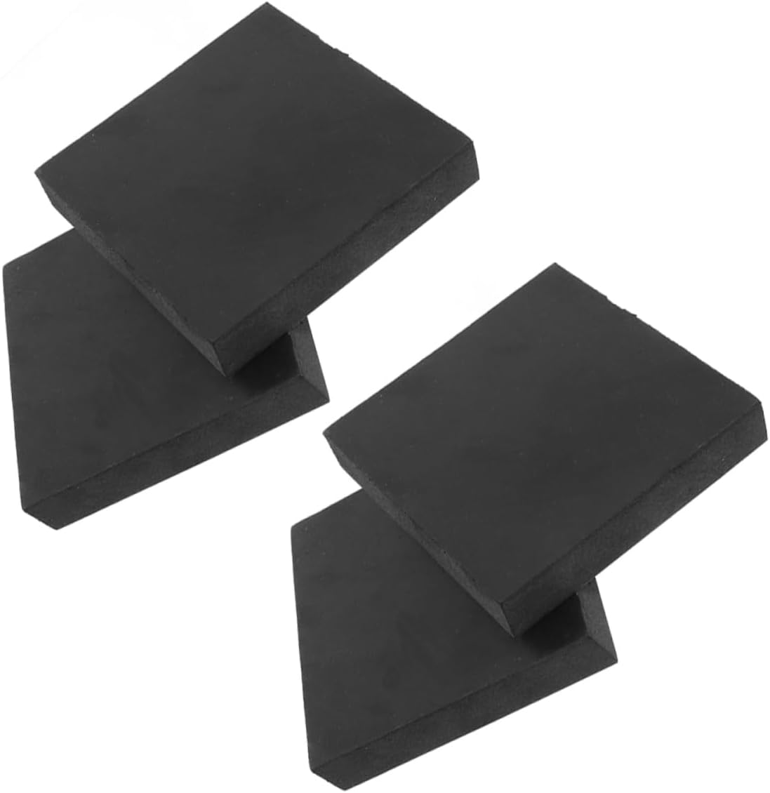 KICHOUSE 4pcs Acoustic Vibration Pads for Treadmills Non Slip Mats for Soundproofing Noise Reduction for Home Exercise Equipment