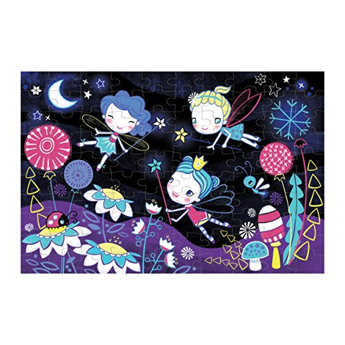 Image of FAIRIES GLOW IN THE DARK PUZZLE: 100 Pieces