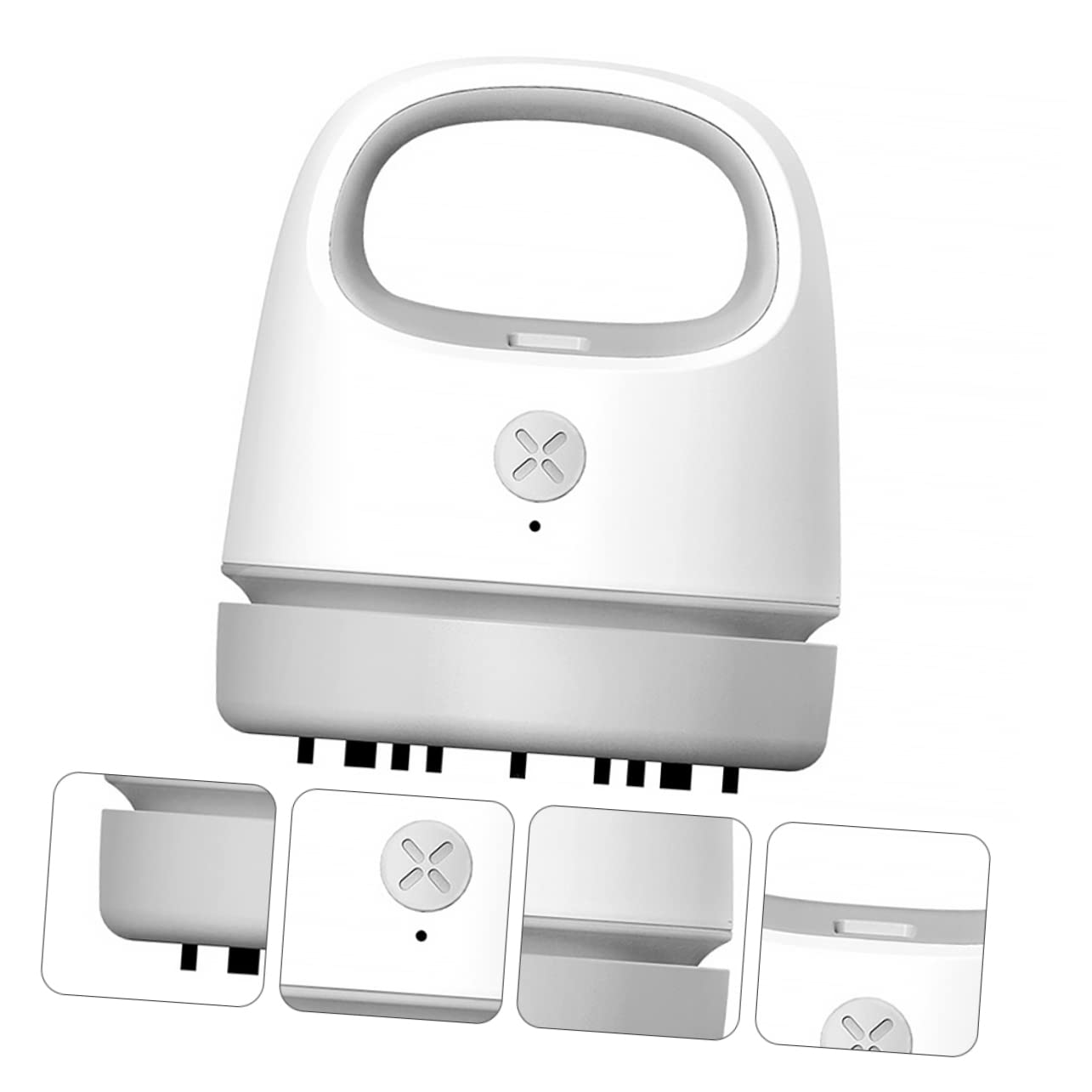 IMIKEYA Aspirapolvere Portatile Mini Aspirapolvere da Scrivania Ricarica USB USB Pulitore per Polvere Efficiente Basso Rumore Due Velocità