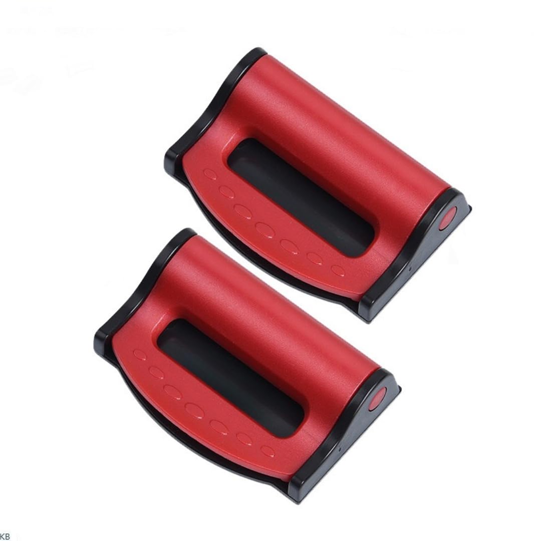GOPC 2 Pcs Car Seatbelt Adjuster,Compatible with Nissan Qashqai J10 J11 J12,Seat Belt Clip,1-Red