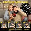 MEKER Beard Balm, Beard Softening Leave-in Balm with Brush, All-Natural Anti-Itch, Organic Beard Conditioner for Softening, Stops Itch, Grows, 3.52 OZ